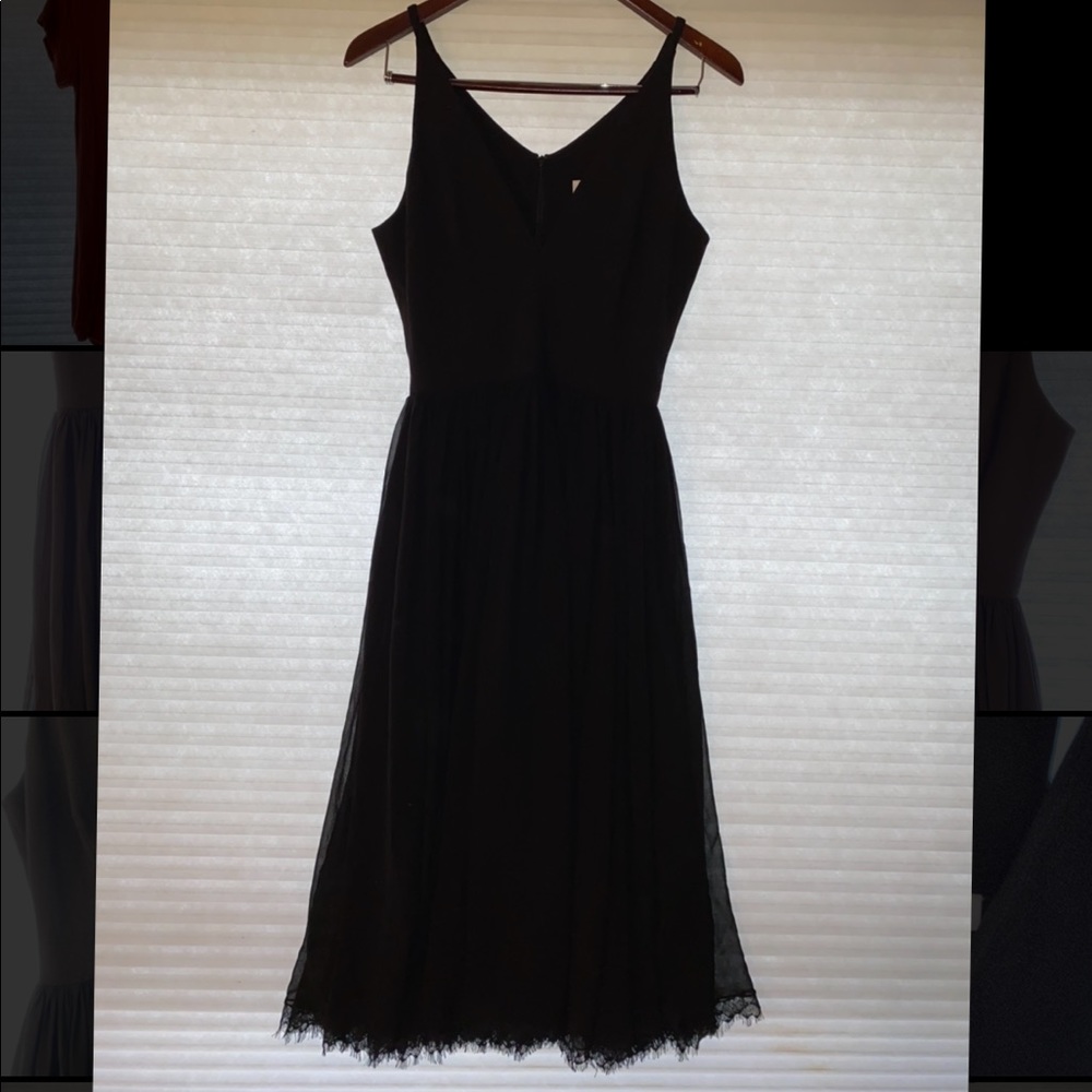 Dress the Population-Alicia Mixed Media Midi Dress